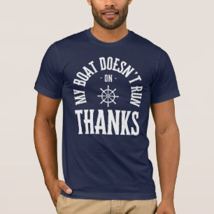 Camiseta Mi barco no corre gracias
