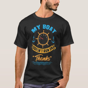 Camiseta Mi barco no corre gracias al barco