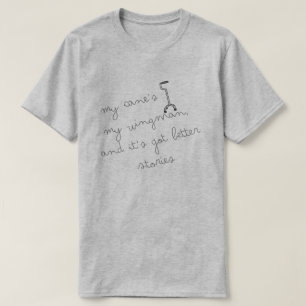 Camiseta Mi bastón es mi sabio