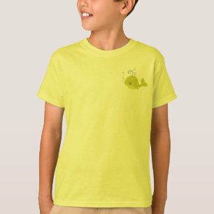 Camiseta Mi bebé ballena verde