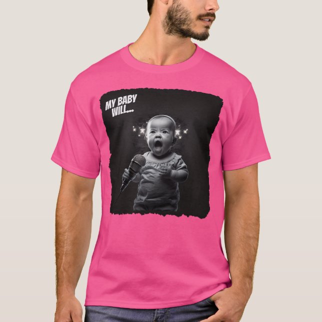 Camiseta Mi Bebé Cantará. El bebé encantador (Anverso)