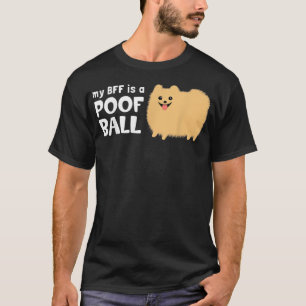Camiseta Mi BFF es un perro de Poof Ball Pomerania