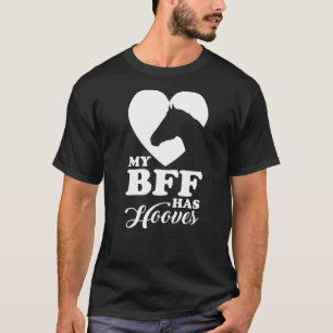 Camiseta Mi Bff Tiene Cascos En Caballo
