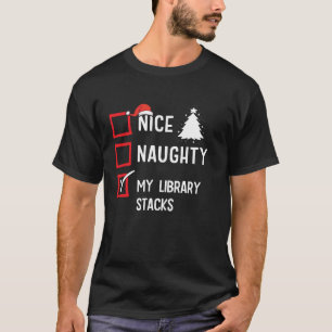 Camiseta Mi biblioteca apila lindo travieso bibliotecario d