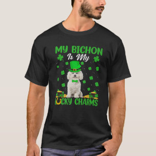 Camiseta Mi Bichon Es Mi Lucky Charms Bichon Dog St Patrick