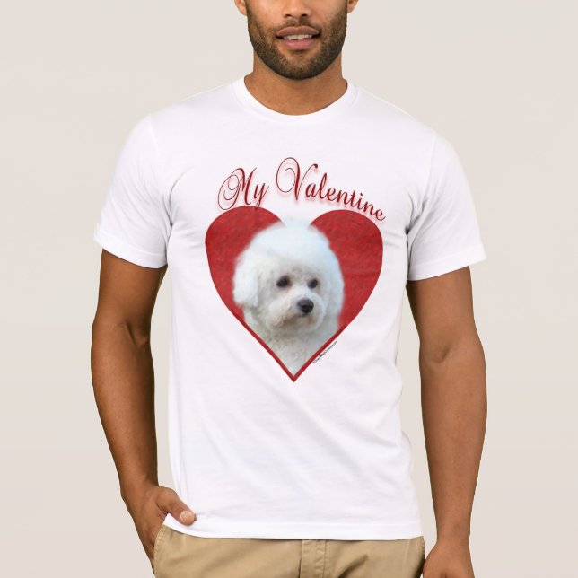 Camiseta Mi Bichon Frise Valentine (Anverso)