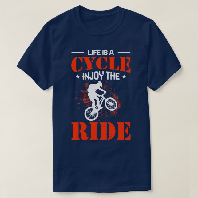 Camiseta mi bicicleta del plan de retiro (18) (Diseño del anverso)