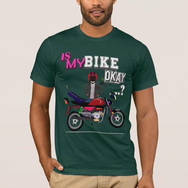 Camiseta Mi bicicleta está bien  (Anverso)
