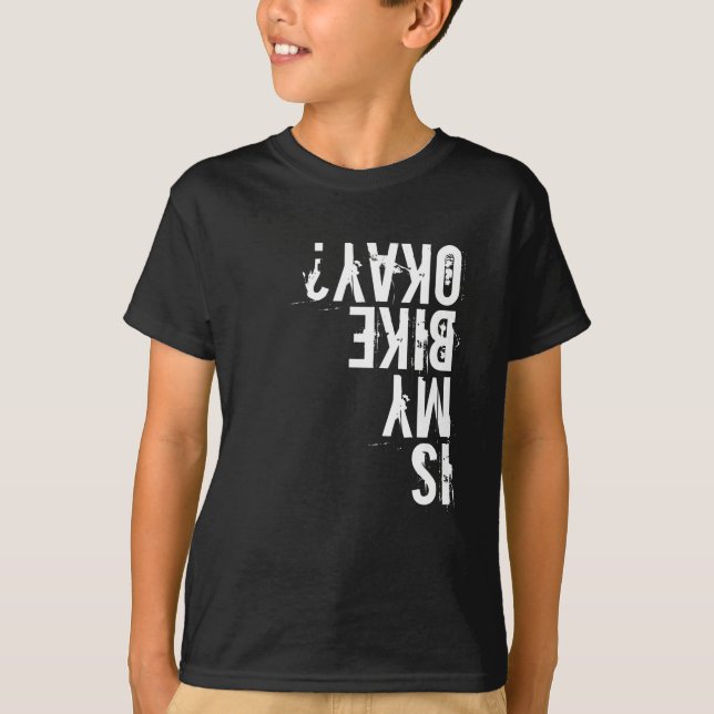 Camiseta ¿Mi Bicicleta Está Bien? (Anverso)