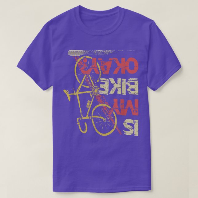 Camiseta Mi Bicicleta está bien Triatlón cuesta abajo (Diseño del anverso)