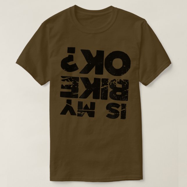 Camiseta ¿Mi Bicicleta OK Design Biker? (Diseño del anverso)