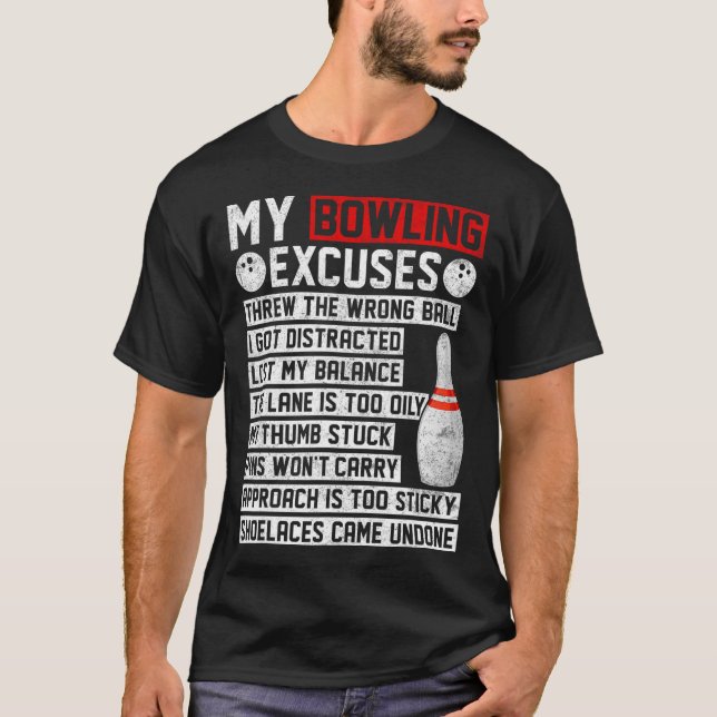 Camiseta Mi boliche causa gracia a Bowler (Anverso)