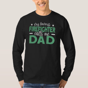 Camiseta Mi Bombero Favorito Me Llama Papá 1