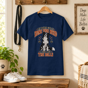 Camiseta Mi Border Collie Dirige Esta Manada Divertido