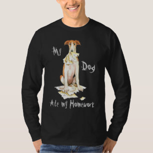 Camiseta Mi Borzoi se comió mi hogar
