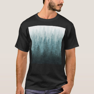 Camiseta Mi bosque secreto oxidado - Verde turquesa