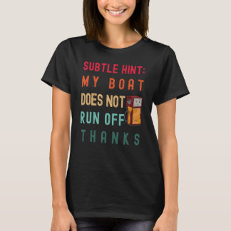 Camiseta Mi Bote Doesnu2019t Correr gracias a graciosos sar