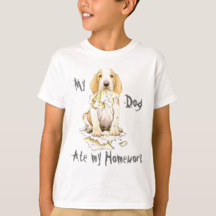 Camiseta Mi Bracco Italiano Se Comía Mi Casa