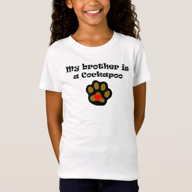 Camiseta Mi Brother es un Cockapoo (Anverso)