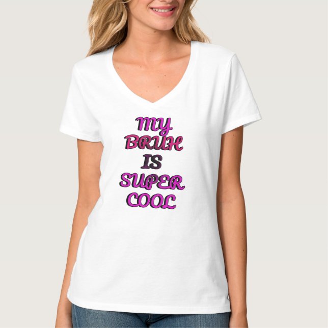 CAMISETA MI BRUH ES SUPER GUAY (Anverso)