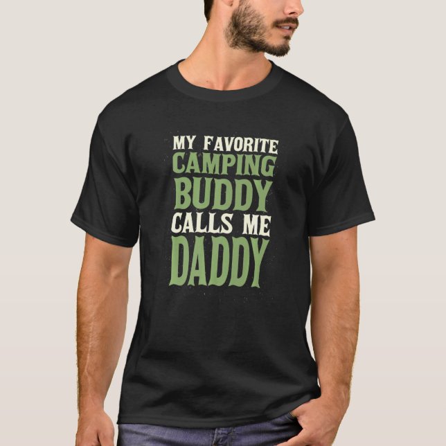 Camiseta Mi Buddy Camping Daddy Camper Dad Hobby F (Anverso)