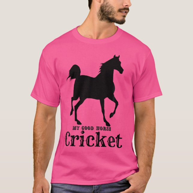 Camiseta Mi buen cricket de caballos (Anverso)