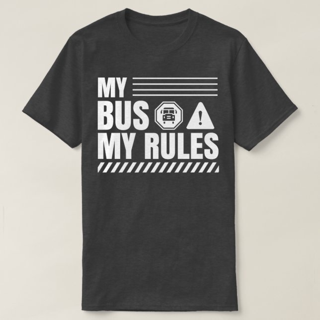 Camiseta Mi bus mis reglas 3 (Diseño del anverso)