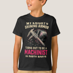 Camiseta Mi Caballero En Esposa De Maquinista Novia Diverti
