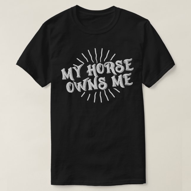 Camiseta Mi Caballo Me Tiene (Diseño del anverso)