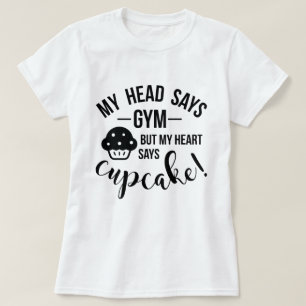Camiseta Mi cabeza dice gimnasia pero...