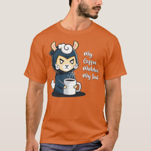 Camiseta Mi café coincide con el Gótico de la cafeína Soul 