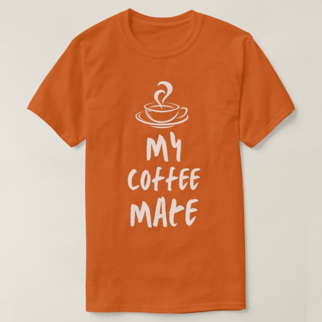 Camiseta Mi café Mate (Diseño del anverso)