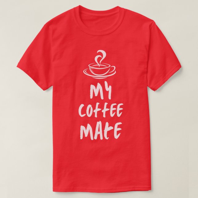 Camiseta Mi café Mate 2 (Diseño del anverso)