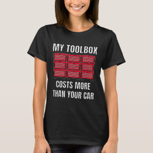 Camiseta Mi Caja De Herramientas Cuesta Más Que La Mecánica