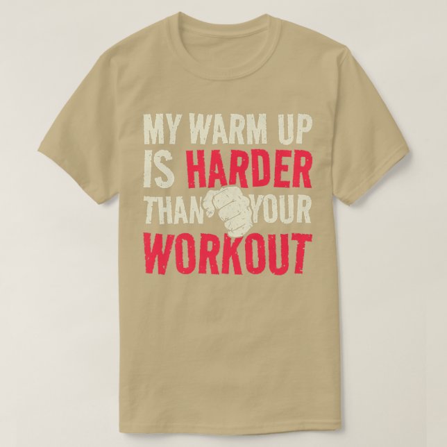 Camiseta Mi Cálido Es Tu Motivación De Viaje De Trabajo Fit (Diseño del anverso)