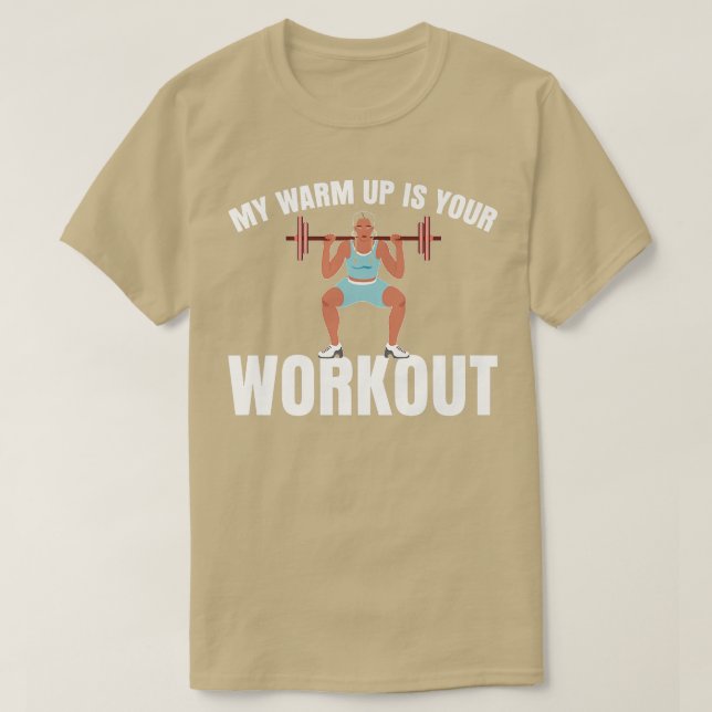 Camiseta Mi Calor Es Su Motivo De Fitness Sarcástico De Tra (Diseño del anverso)