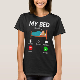 Camiseta Mi Cama Llama A La Pantalla Telefónica