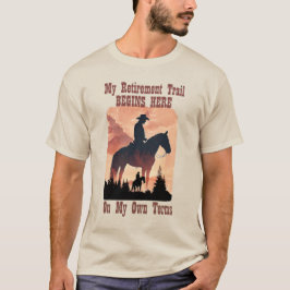 Camiseta Mi Camino de Jubilación Comienza Aquí