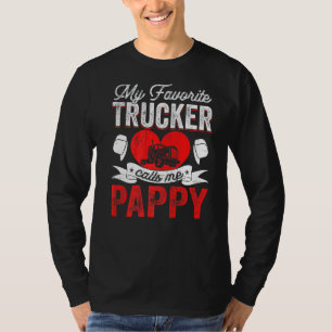 Camiseta Mi Camión Favorito Me Llama Pappy Truckin' P