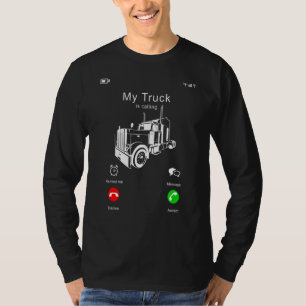 Camiseta Mi Camión Llama A La Pantalla Telefónica Para 18 R