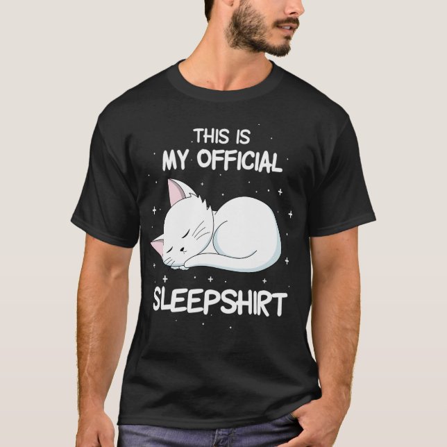 Camiseta Mi camisón oficial para dormir (Anverso)