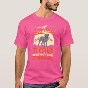 Camiseta Mi Cane Corso Me Enseña a Disfrutar la Vida Cane C