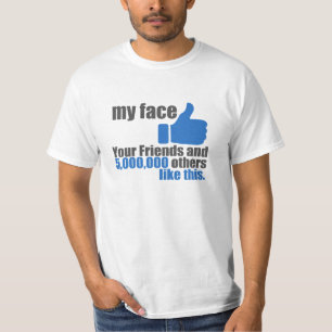 Camiseta Mi cara como