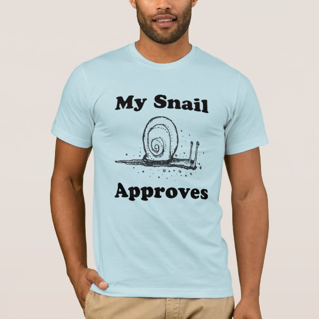 Camiseta Mi caracol aprueba (Anverso)