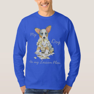 Camiseta Mi Cardigan Welsh Corgi comió mi plan de lección