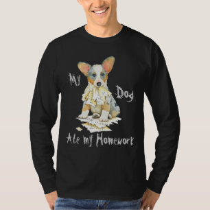 Camiseta Mi Cardigan Welsh Corgi se comió mi casa