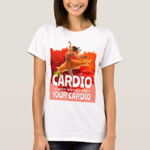 Camiseta Mi Cardio Es Más Elegante Tee para Chicas