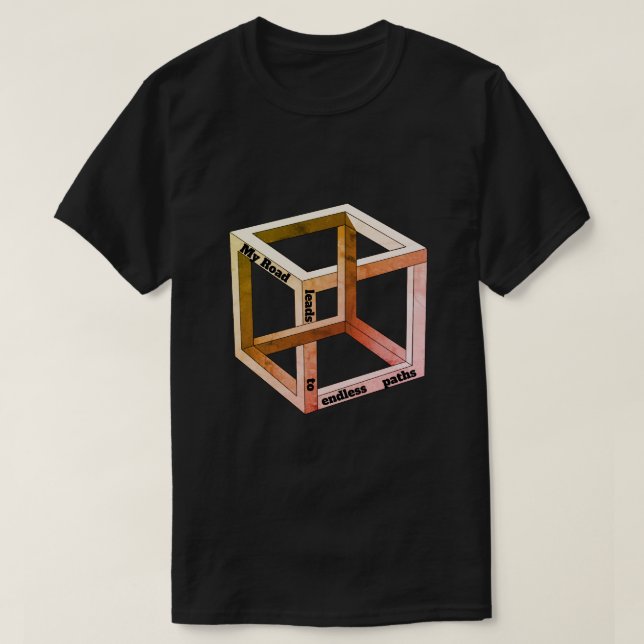 Camiseta Mi Carretera Lleva A Una Travesía Interminable (Diseño del anverso)