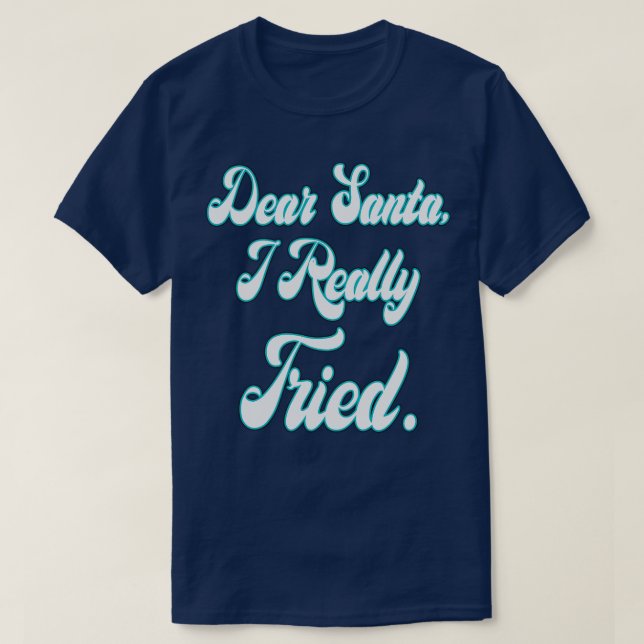 Camiseta Mi carta a Santa Neon (Diseño del anverso)