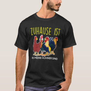 Camiseta Mi Casa Es Donde Están Mis Gallinas Agricultoras